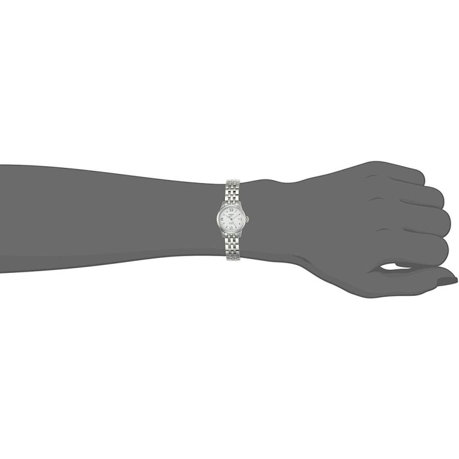 腕時計 ティソ レディース T41118333 Tissot womens Le Locle stainless-steel Dress Watch Grey T4111833の画像