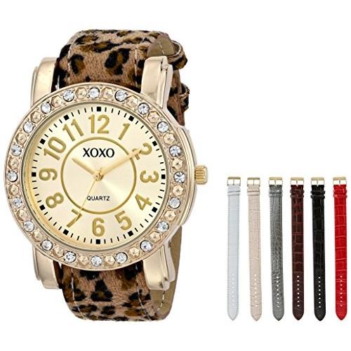 腕時計 クスクス キスキス XO9065 XOXO Women's XO9065 Analog Display Analog Quartz Gold-Tone Watch wi｜maniacs-shop