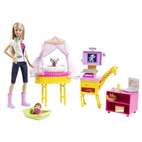 バービー バービー人形 バービーキャリア W2760 Barbie I Can Be Zoo Doctor Doll Playset｜maniacs-shop