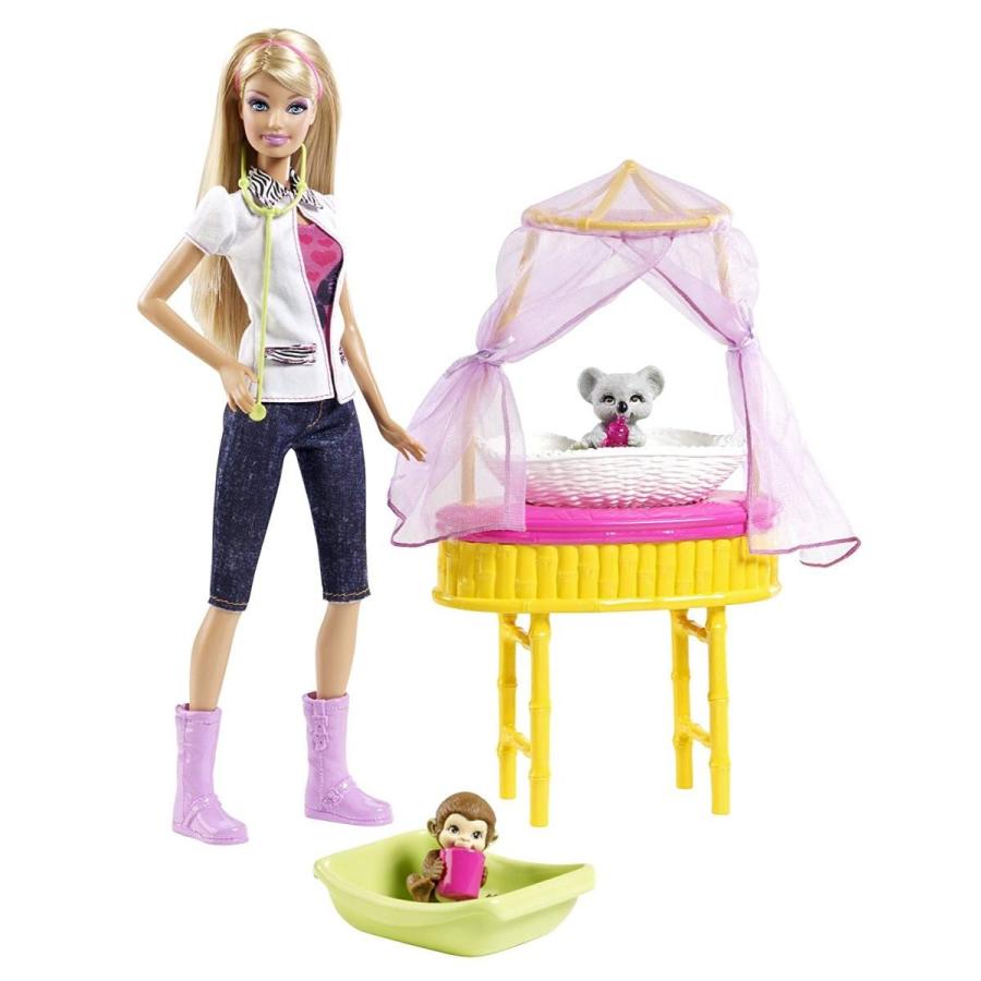 バービー バービー人形 バービーキャリア W2760 Barbie I Can Be Zoo Doctor Doll Playset｜maniacs-shop｜02