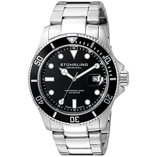 ✨美品✨ 腕時計 ストゥーリングオリジナル メンズ 417.02 Stuhrling Original Mens 417.02 Aquadiver Rega 【MYK2138141125】(76311円)