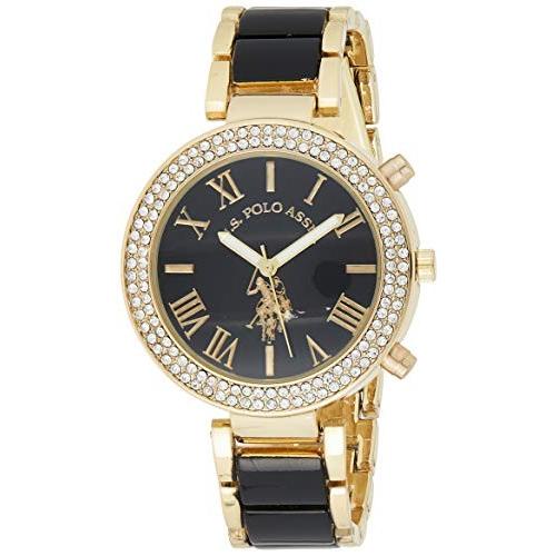 腕時計 ユーエスポロアッスン レディース USC40061 U.S. Polo Assn. Women's USC40061 Two-Tone Wa