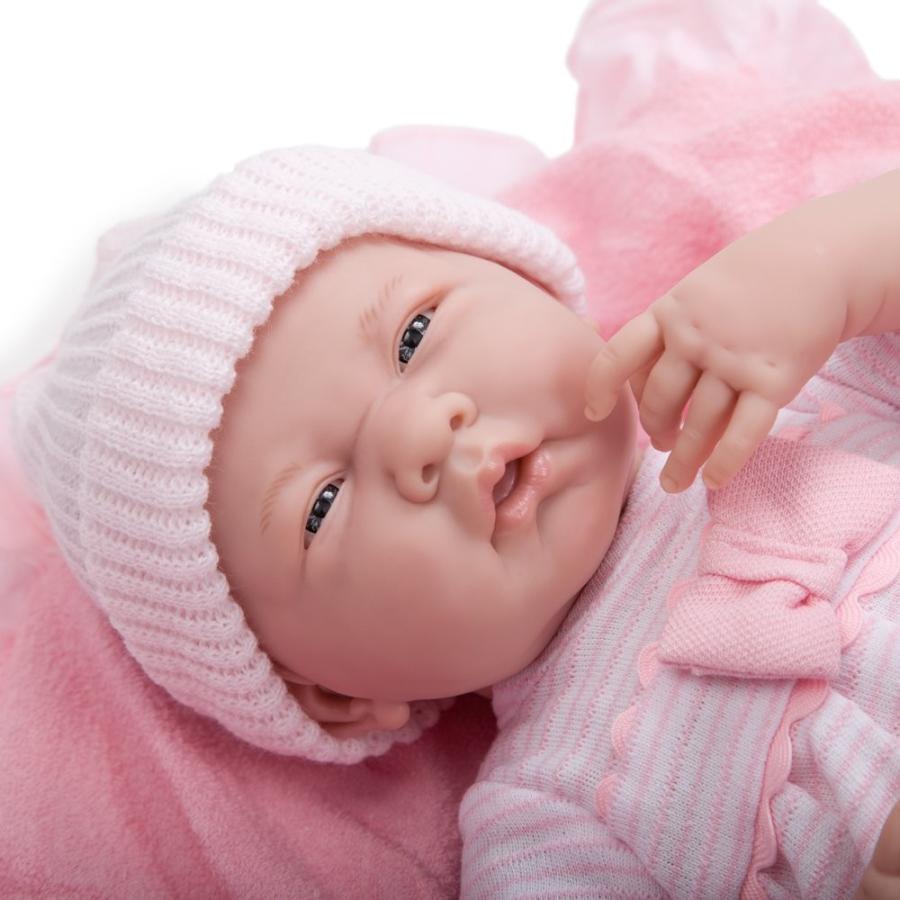 ジェーシートイズ 赤ちゃん おままごと 18780 15.5\" Realistic Soft Body La Newborn Doll | JC Toyの画像