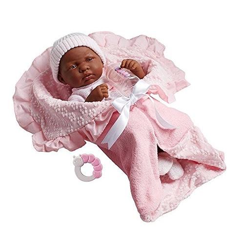 ジェーシートイズ 赤ちゃん おままごと 18783 JC Toys Soft Body La Newborn in Bunting and Access