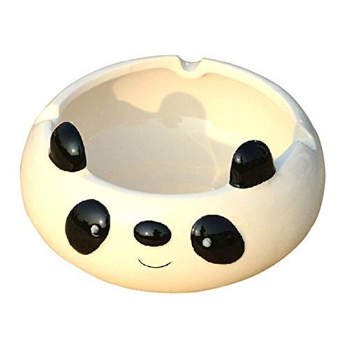 灰皿 海外モデル アメリカ PS-HOM695485011-ALAN01503 Creative Panda Ceramics Ashtrays Cute Home Decor