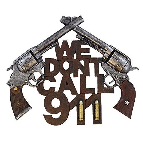 壁飾り インテリア タペストリー model WE DONT CALL 911 GUN DECOR