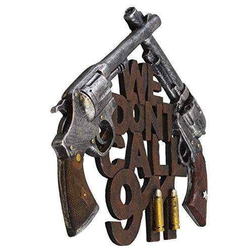 壁飾り インテリア タペストリー model WE DONT CALL 911 GUN DECOR_1