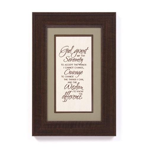 壁飾り インテリア タペストリー 3582 James Lawrence 'Serenity Prayer' Inspirational Framed Wall A