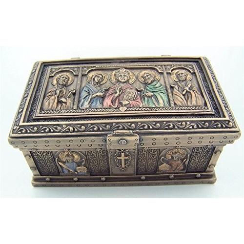 壁飾りつけ 室内装飾 アラス B00BBFOUOA Cold Cast Bronze 4 7/8 Inch Jesus Christ Saint Peter S