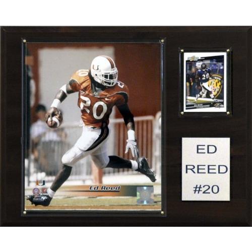 壁飾り インテリア タペストリー 1215EDREEDC NCAA Football Ed Reed Miami Hurricanes Player Plaque