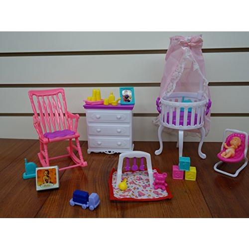 1/6ドール 12インチドール 27センチドール 3258965 Gloria Dollhouse Furniture - Baby Home Nursery