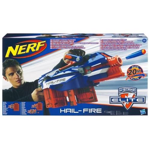 ナーフ Nerf Nストライク エリート ヘイルファイアーブラスター 最大144個のエリートダーツを保持
