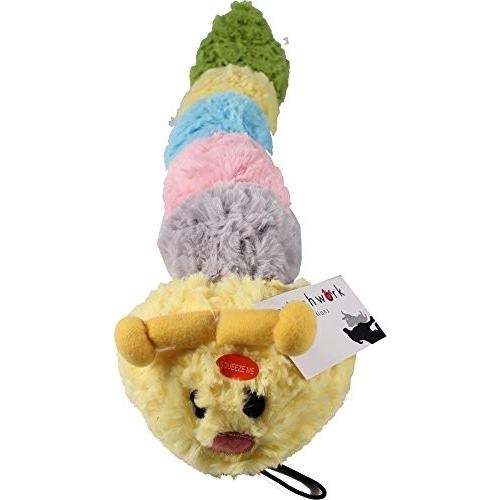 犬おもちゃ ドッグトイ トレーニング 01003 Patchwork Pet Pastel Caterpillar 20-Inch Squeak Toy f