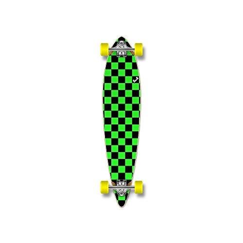 ロングスケートボード スケボー 海外モデル Complete - Pintail - PT000 Yocaher Blank/Checker C