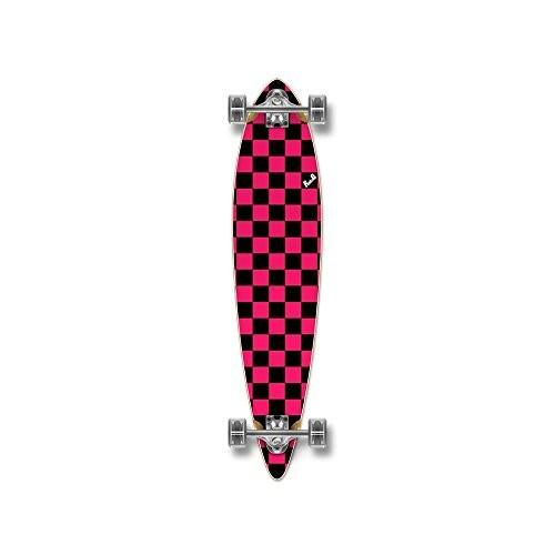 ロングスケートボード スケボー 海外モデル Complete - Pintail - PT000 Yocaher Blank/Checker C