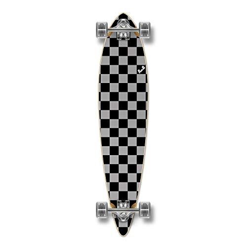 ロングスケートボード スケボー 海外モデル Complete - Pintail - PT000 Yocaher Blank/Checker C
