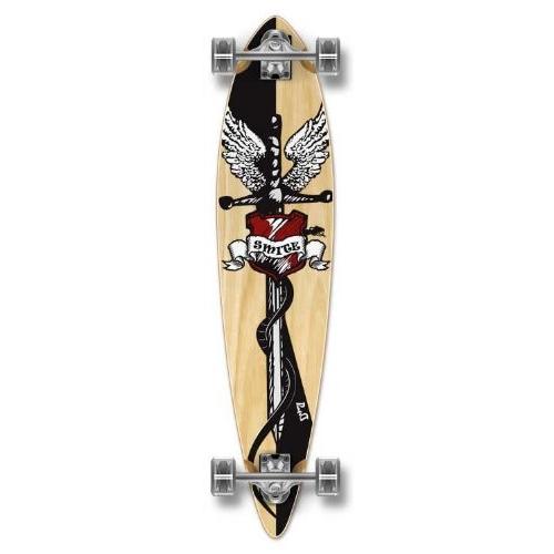 ロングスケートボード スケボー 海外モデル GCPT018 Yocaher Graphic (Smite) Complete Pintail S