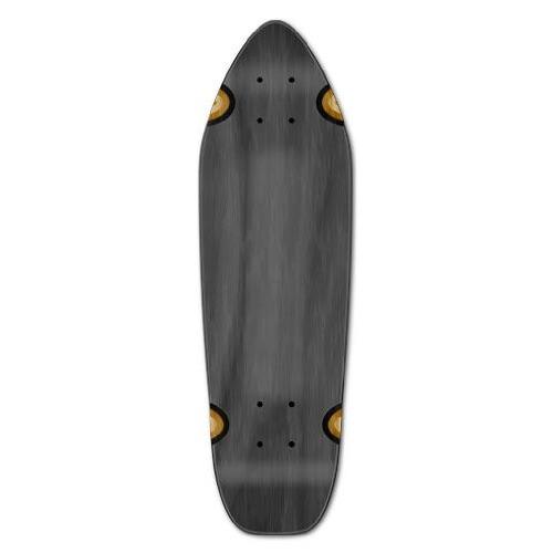 ロングスケートボード スケボー 海外モデル 034304-Black Yocaher Mini Cruiser Graphic Longboar
