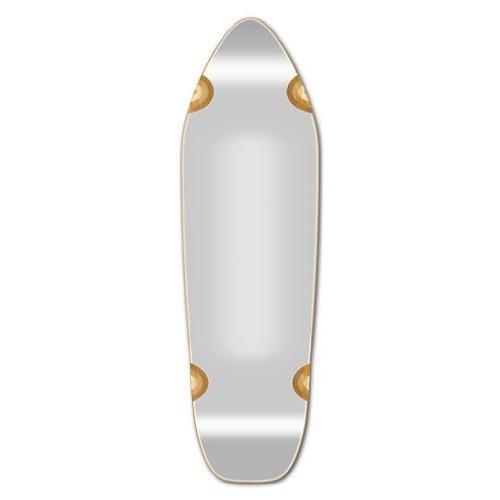 ロングスケートボード スケボー 海外モデル 034304-C-Green Blank & Graphic Longboard Deck Mini