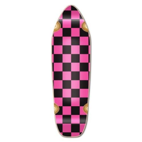 ロングスケートボード スケボー 海外モデル 034304-C-Pink Blank & Graphic Longboard Deck Mini