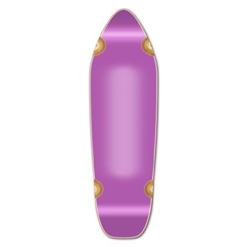 ロングスケートボード スケボー 海外モデル 034304-Purple Blank \u0026 Graphic Longboard Deck Mini