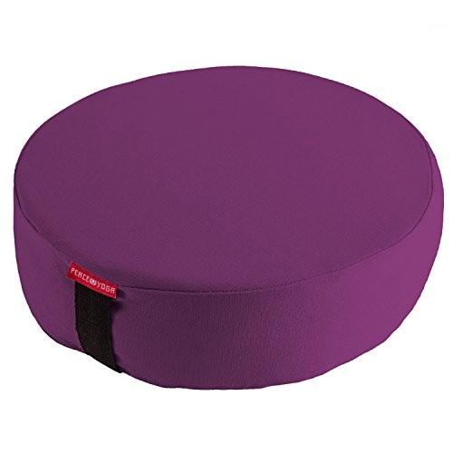 ヨガ フィットネス FBA_PY MBOL-ROUND-13x13-PUR Yoga Meditation Buckwheat Bolster Pillow Cushion