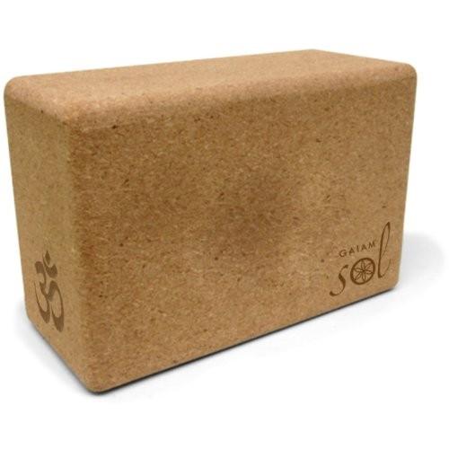 ヨガブロック フィットネス 05-59233 Gaiam Cork Yoga Block ? 4x6x9 Inch, Natural Cork Block for Yoの画像