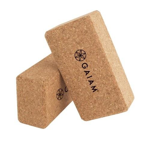 ヨガ フィットネス 05-52292 Gaiam Cork Yoga Brick ? 9x5.5 Inch, Natural Cork Brick for Yoga, Pilates,の画像