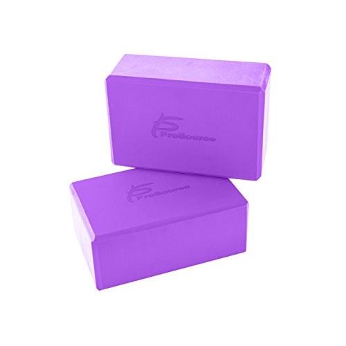 ヨガブロック フィットネス ps-2402-blocks-purple ProsourceFit Foam Yoga Blocks, High Density EVA Yoの画像