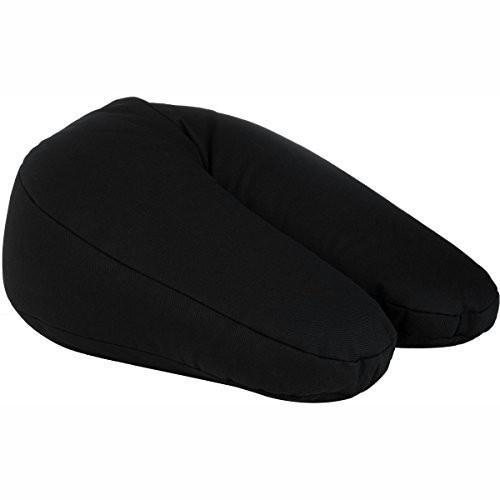 ヨガ フィットネス BO-VSHAPE-CHOICE-HMBLACK Hugger Mugger V-Shaped Meditation Cushion - Black - Provide
