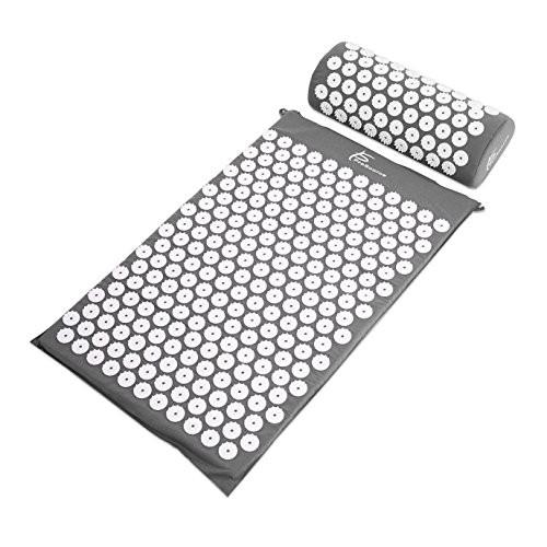プロソースフィット Prosource Fit 指圧マットと枕セット グレーの画像