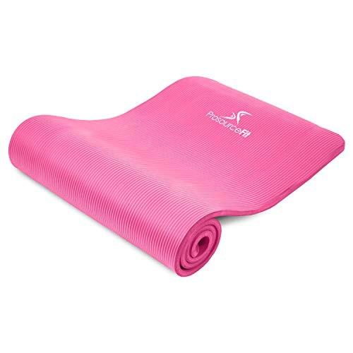 ヨガマット フィットネス ps-2007-mat-pink-ffp ProsourceFit Extra Thick Yoga and Pilates Mat ?” (1