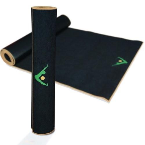 ヨガマット フィットネス YM007ONX AURORAE Synergy 2in1 Hot Yoga Mat with integrated Non Slip Microfiの画像
