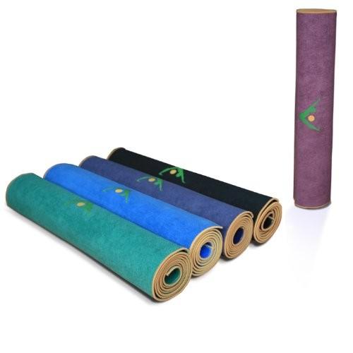 ヨガマット フィットネス YM007AMT AURORAE Synergy 2in1 Hot Yoga Mat with integrated Non Slip Microfiの画像