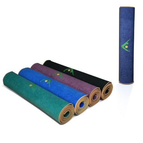ヨガマット フィットネス YM007SPH AURORAE Synergy 2in1 Hot Yoga Mat with integrated Non Slip Microfiの画像