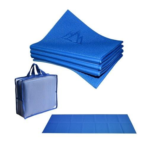 ヨガマット フィットネス YFM-ECEL-287C Khataland YoFoMat? - Best Travel Yoga Mat - Royal Blue, Extr｜maniacs-shop