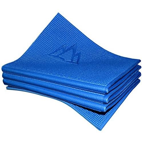 ヨガマット フィットネス YFM-ECEL-287C Khataland YoFoMat? - Best Travel Yoga Mat - Royal Blue, Extrの画像
