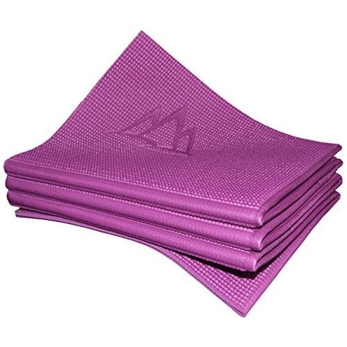 ヨガマット フィットネス YFM-ECEL-682C Khataland YoFoMat - Best Travel Yoga Mat - Magenta, Extra Lonの画像