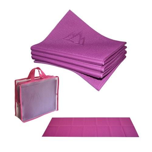ヨガマット フィットネス YFM-ECEL-682C Khataland YoFoMat - Best Travel Yoga Mat - Magenta, Extra Lonの画像