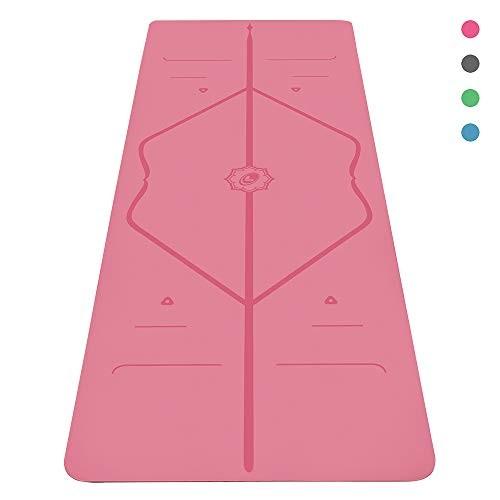 ヨガマット フィットネス YOG-MAT-ORI-PIN-UNI-F Liforme Original Yoga Mat ? Free Yoga Bag Included
