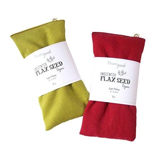 ヨガ フィットネス HDEP-UnscentedBundle Peacegoods Unscented Flax Seed Eye Pillow - Pack of (6) - Softの画像