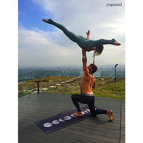ヨガマット フィットネス 4041714 Yoga Zeal Moon Phases Yoga Mat - Luxuriously Soft, Non-Slip, Hot Yoの画像