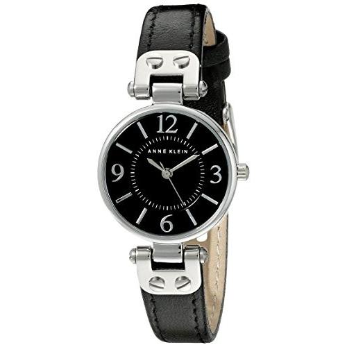 アンクライン Anne Klein レディース腕時計 ケース26mm レザーストラップ 10/9443BKBK