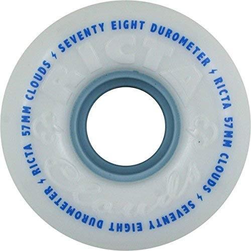 ウィール タイヤ スケボー Clouds Ricta Clouds White 54mm 78a Skateboard Wheels (Set Of 4)