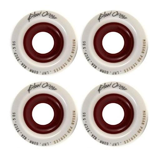 ウィール タイヤ スケボー 1WBROMO016082WR Blood Orange Morgan White / Red Longboard Wheels - 60mm 82