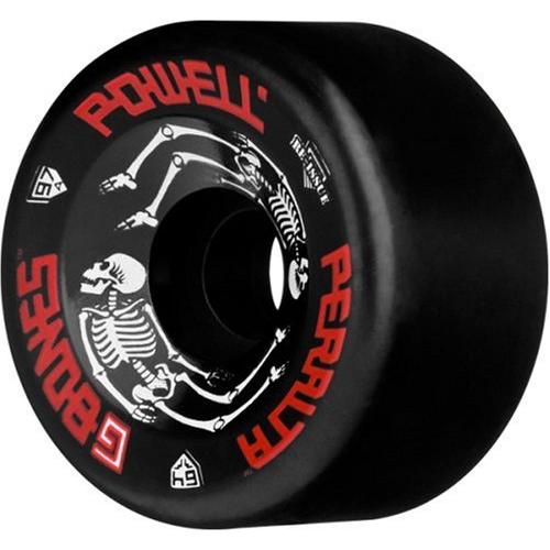 ウィール タイヤ スケボー WSBAPCG6497X Powell Peralta G-Bones Skateboard Wheels 64mm 97A (Black)