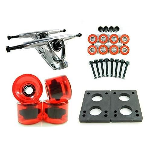 美品 スケートボード トラック ホイール セット トラック スケボー スケートボード DECK 180mm Polished Trucks 70mm