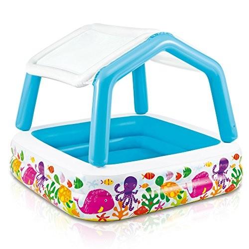 プール ビニールプール ファミリープール 57470EP Intex Sun Shade 5 Foot Square Inflatable Dura