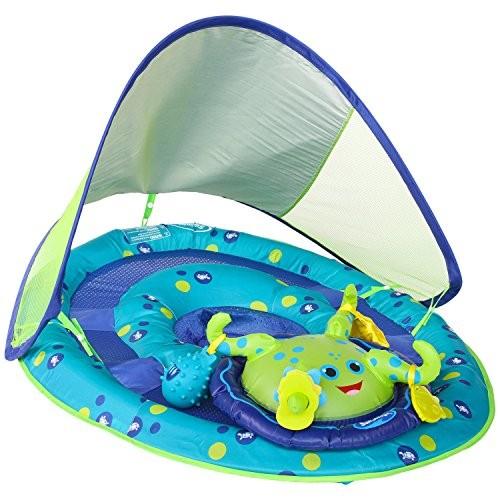 フロート プール 水遊び 11601 SwimWays Baby Spring Float Activity Center， Baby Pool Float with Canopy