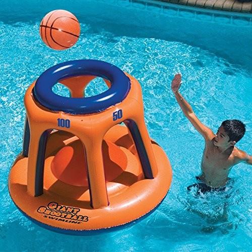 スウィミングプール ビニールスウィミングプール 身寄りスウィミングプール 90285 Swimline Inflatable Pool Basketball Hoop, 36-インチ 家庭用プール-季節玩具-ゲーム、おもちゃ